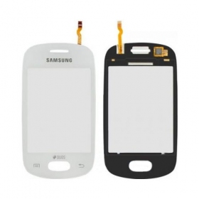 Samsung s5310 Galaxy Pocket Neo lietimui jautrus stikliukas (baltas)