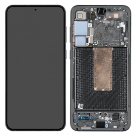 Samsung Galaxy S23+ ekranas (žalia) (su rėmeliu) (originalus)