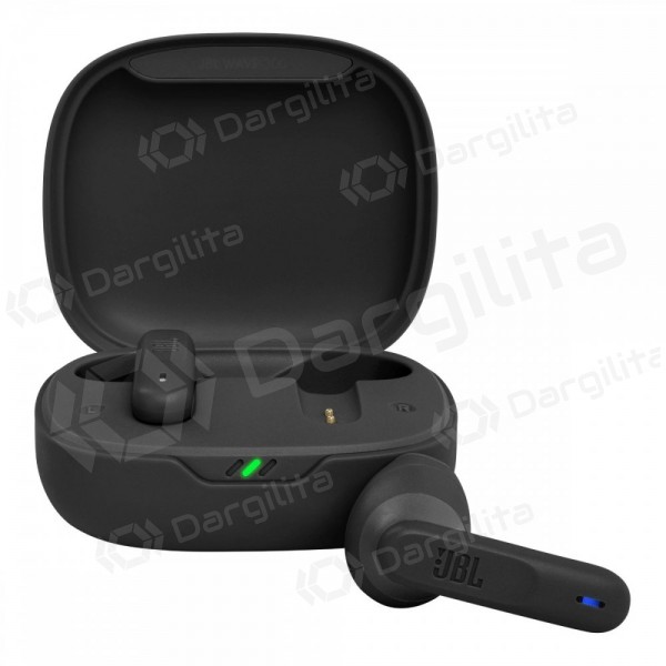 Belaidės ausinės su mikrofonu JBL Wave 300 TWS Bluetooth juodos