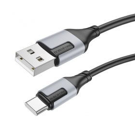 USB-C laidas Borofone BX101 USB-A į USB-C 1 m juodas