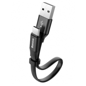 USB kabelis Baseus type-C 0.23m (2A) (juodas)