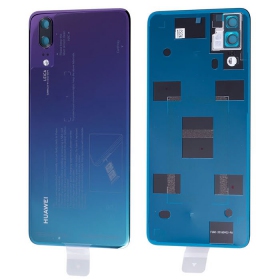 Huawei P20 galinis baterijos dangtelis (Twilight) (naudotas grade C, originalus)