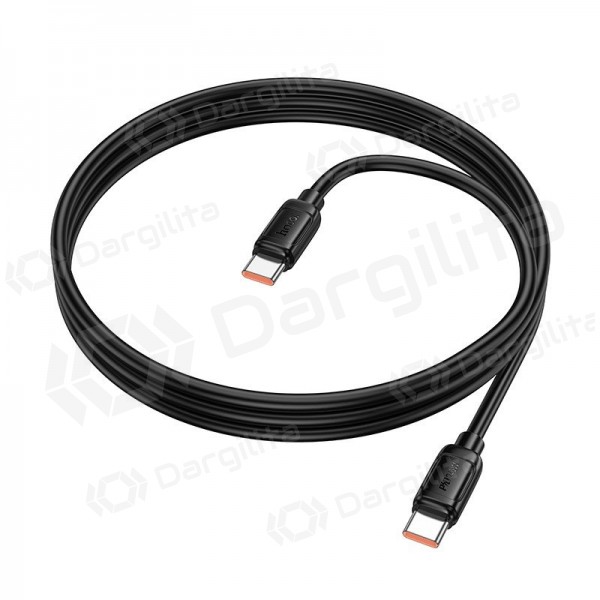 USB-C laidas Hoco X115 USB-C į USB-C 1 m 240 W juodas