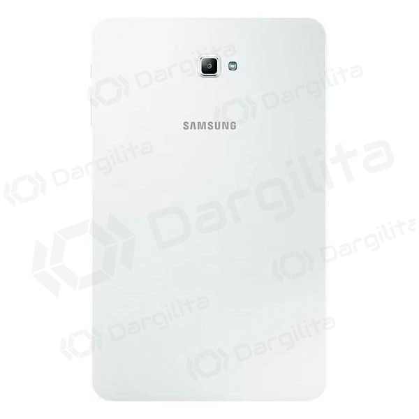Samsung T585 Galaxy Tab A 10.1 (2016) galinis baterijos dangtelis (baltas) (naudotas grade C, originalus)