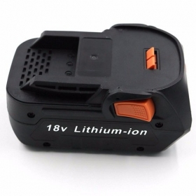 Akumuliatorius AEG / RIDGID R840083 18V įrankiams 6Ah Li-ion su įkrovos indikatoriumi (pakaitinis)