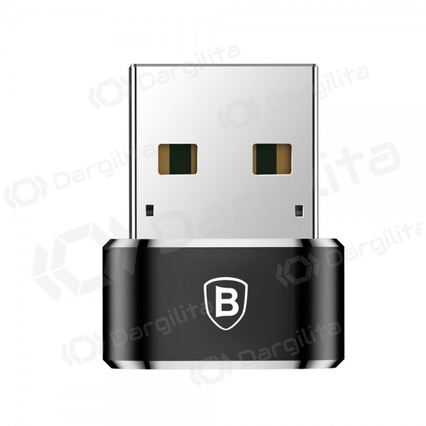 USB-C adapteris Baseus CAAOTG-01 USB-C į USB-A juodas