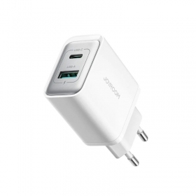 Telefono įkroviklis Joyroom JR-TCF15 30 W USB-C + USB-A baltas