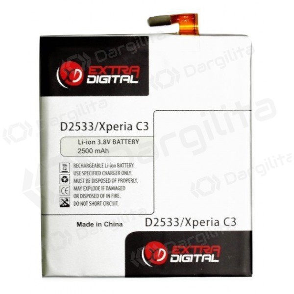 Sony Xperia C3 (D2533, LIS1546ERPC) baterija / akumuliatorius (2500mAh) Sony Xperia C3 (D2533, LIS1546ERPC) baterija / akumuliatorius (2500mAh)