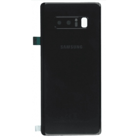 Samsung N950F Galaxy Note 8 galinis baterijos dangtelis juodas (Midnight Black) (naudotas grade A, originalus)