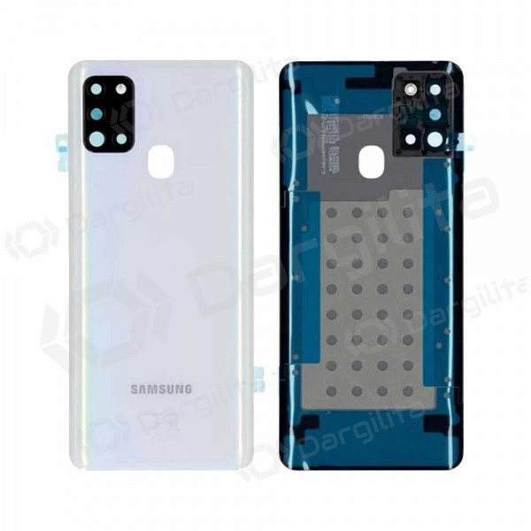 Samsung A217 Galaxy A21s 2020 galinis baterijos dangtelis (baltas) (naudotas grade B, originalus)