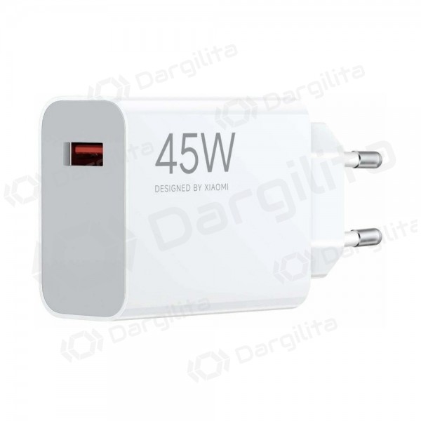 Telefono įkroviklis Xiaomi Turbo Charging Power Adapter BHR07SLEU 45 W USB-A PD baltas