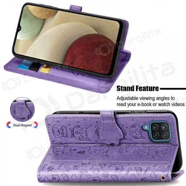 Samsung A546 Galaxy A54 5G dėklas "Cat-Dog" (violetinis)