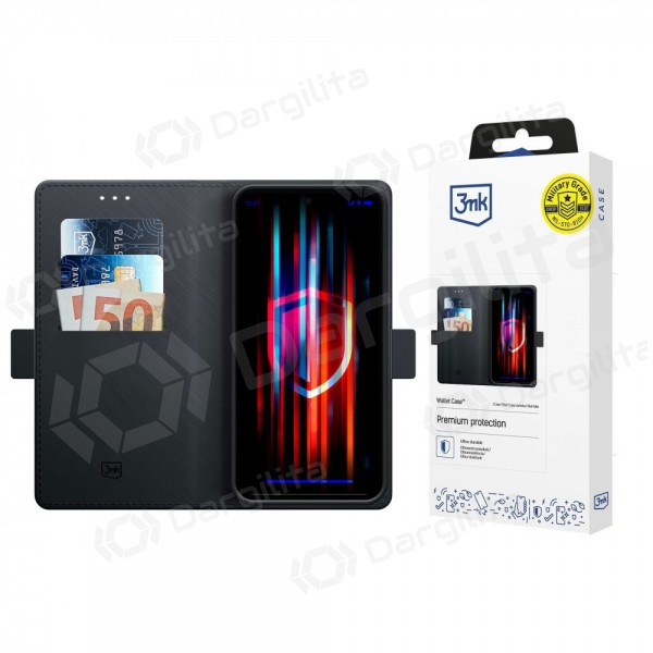 Samsung Galaxy Xcover7 Pro dėklas "3mk Wallet Case" (juodas)