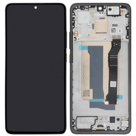 Xiaomi Poco X7 Pro 5G ekranas (geltonas) (su rėmeliu) (originalus)