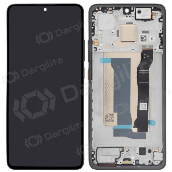 Xiaomi Poco X7 Pro 5G ekranas (geltonas) (su rėmeliu) (originalus)