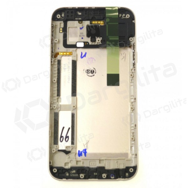 Samsung J330 Galaxy J3 2017 galinis baterijos dangtelis (auksinis) (naudotas grade C, originalus)