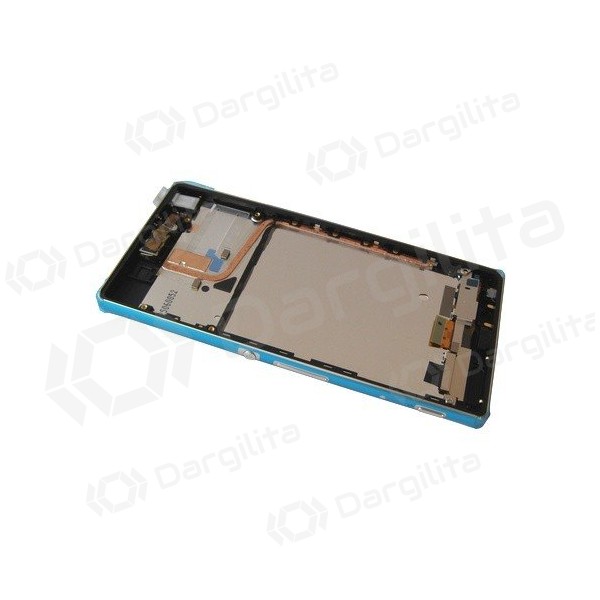 Sony Xperia Z3+ E6533 / Xperia Z3+ E6553 / Xperia Z4 ekranas (baltas) (su rėmeliu) (service pack) (originalus)