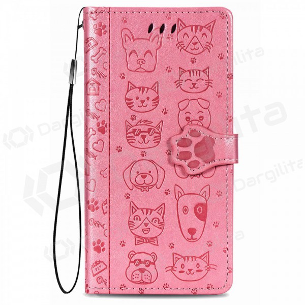 Samsung A546 Galaxy A54 5G dėklas "Cat-Dog" (rožinis)