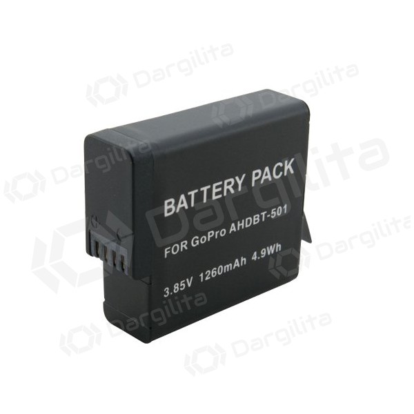 GoPro AHDB-501 baterija / akumuliatorius (1260mAh)