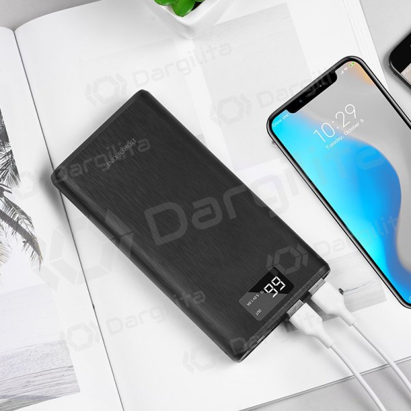 Išorinė baterija Power Bank Borofone BT2.5D 3xUSB 30000mAh (juoda)