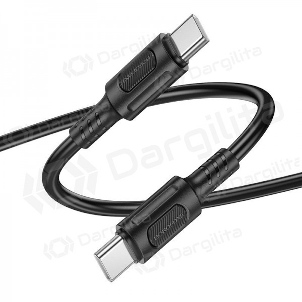 USB-C laidas Borofone BX111 USB-C į USB-C 1 m 60 W juodas