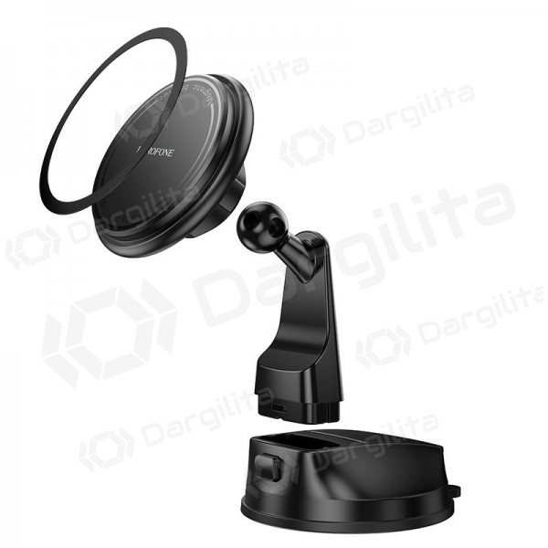 Automobilinis telefono laikiklis Borofone BH136 ant prietaisų skydelio 4.5–7.0 col.