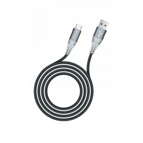 USB kabelis Devia Shark Type-C 1.5m 5A (baltas)