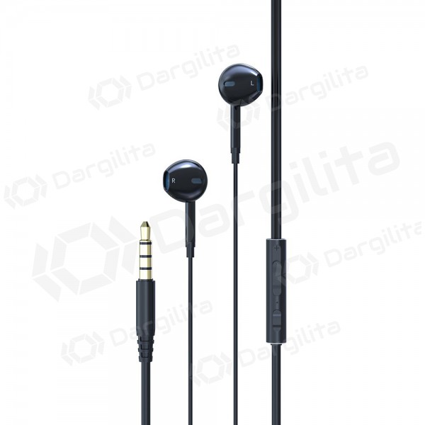 Laisvų rankų įranga Devia Pure Sound 3,5mm (juoda) Laisvų rankų įranga Devia Pure Sound 3,5mm (juoda)