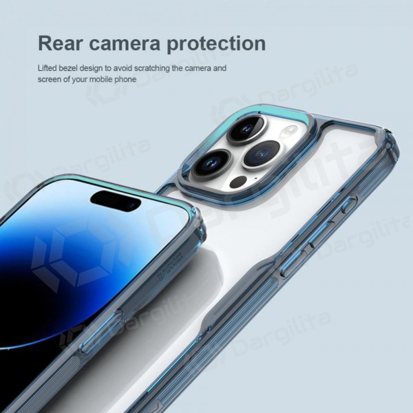 Apple iPhone 15 dėklas „Nillkin Ultra Slim“ (baltas) Apple iPhone 15 dėklas „Nillkin Ultra Slim“ (baltas)