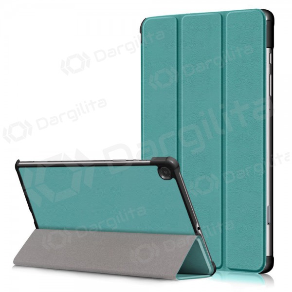 Samsung  Galaxy Tab A 10.1 (2019) dėklas "Smart Leather" (tamsiai  žalias)