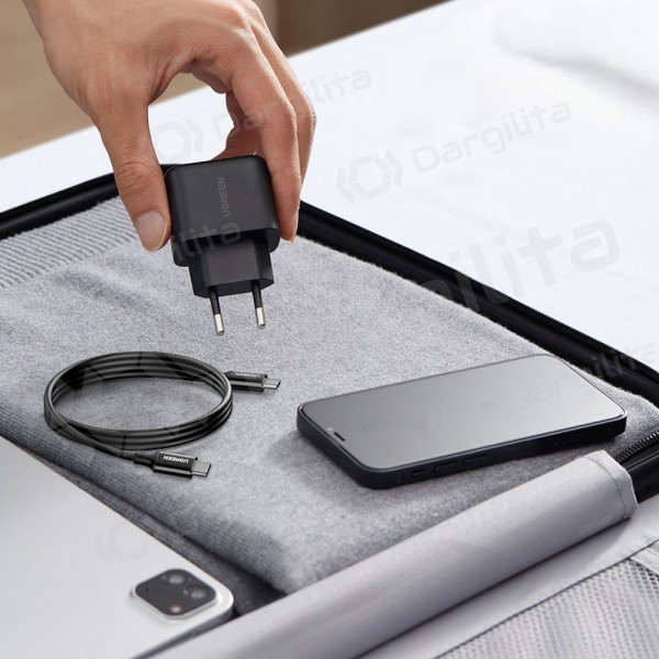 Telefono įkroviklis Ugreen CD250 25 W USB-C juodas