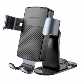 Automobilinis telefono laikiklis Borofone BH119 ant prietaisų skydelio 4.5–7 colių