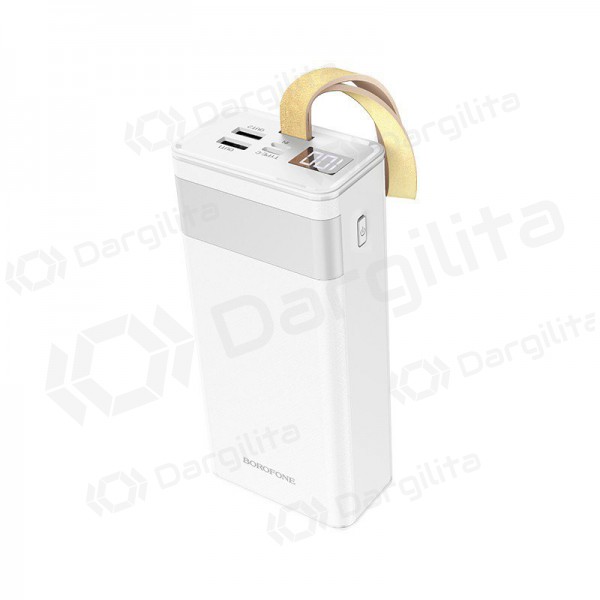 Išorinė baterija Power Bank Borofone BJ18A 2xUSB 2A 30000mAh balta
