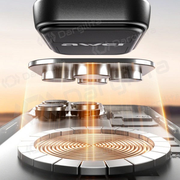 Automobilinis telefono laikiklis Awei X52 Magnetic (air vent) juodas Automobilinis telefono laikiklis Awei X52 Magnetic (air vent) juodas