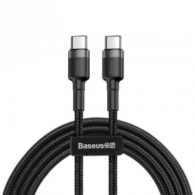 USB-C laidas Baseus Cafule CATKLF-GG1 USB-C į USB-C 1 m 60 W PD juodas