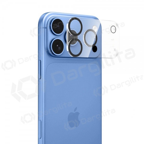 Apple iPhone 18 Pro Max apsauginis grūdintas stiklas kamerai "Tech-Protect Cam Fit+" (skaidrus)