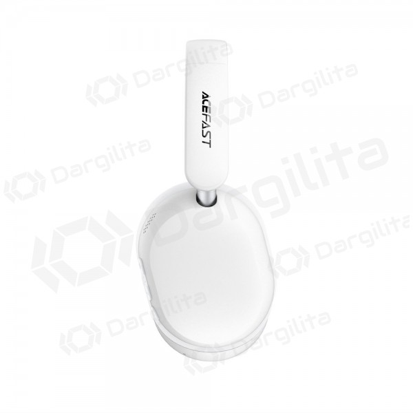Belaidės ausinės su mikrofonu Acefast H12 Hybrid ANC Bluetooth baltos