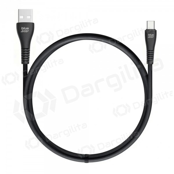 Lightning laidas Blue Star PJ-DG4-A USB-A į Lightning 1 m juodas