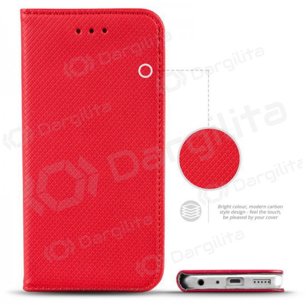 Xiaomi Redmi Note 12 Pro 5G / Poco X5 Pro 5G dėklas "Smart Magnet" (raudonas)