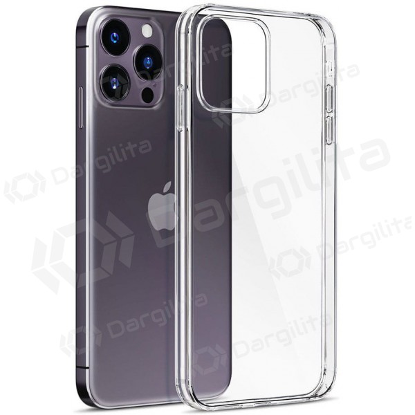 Apple iPhone X dėklas "3MK Clear Case" (skaidrus)