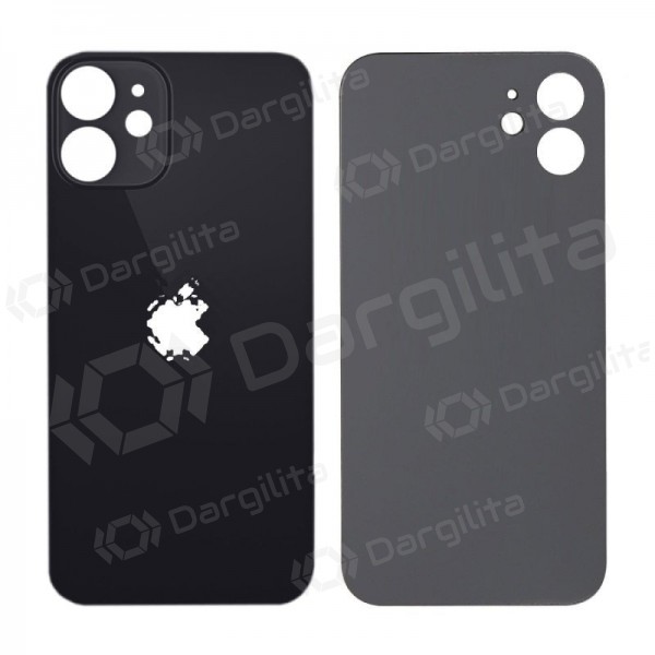 Apple iPhone 12 mini galinis dangtelis (juodas)