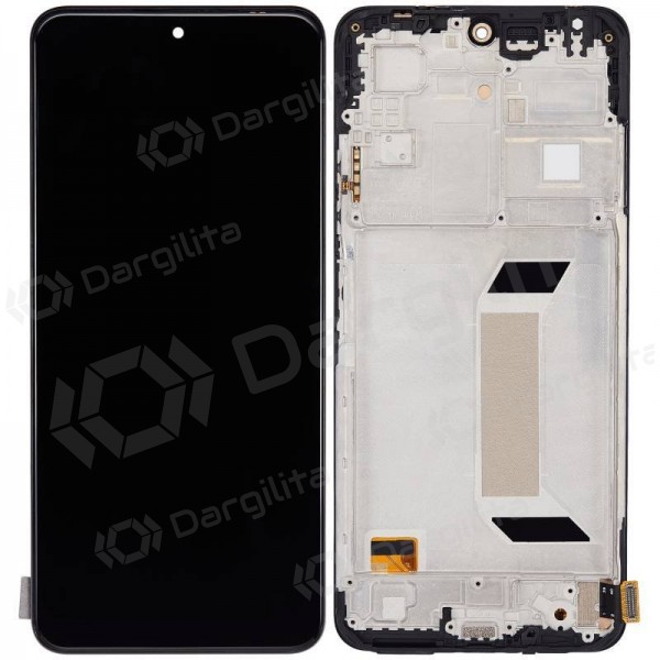Xiaomi Redmi Note 12 5G, Poco X5 5G ekranas (juodas) (su rėmeliu) (OLED)