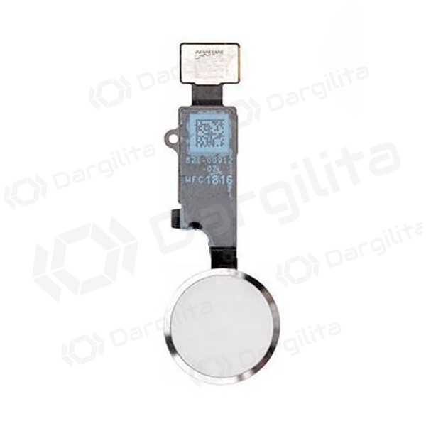 Apple iPhone 7 / 7 Plus / 8 / 8 Plus HOME mygtuko jungtis JC 5th Generation (sidabrinė)