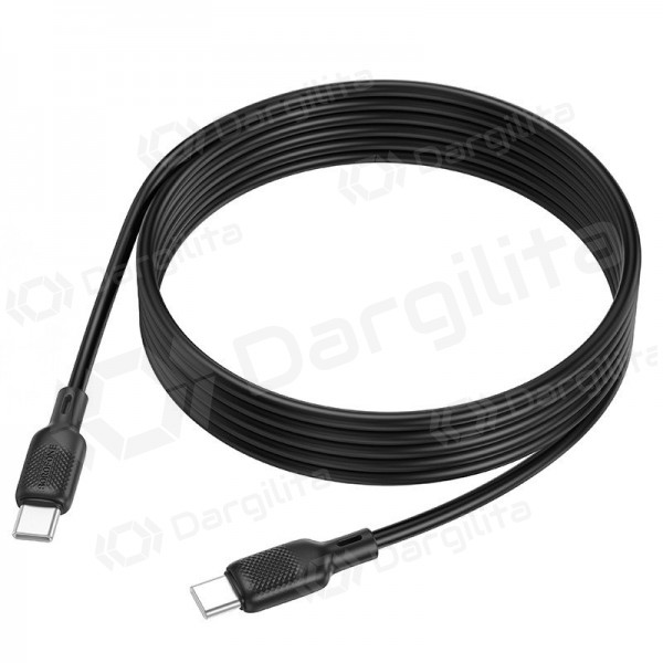 USB-C laidas Borofone BX113 USB-C į USB-C 2 m 60 W juodas