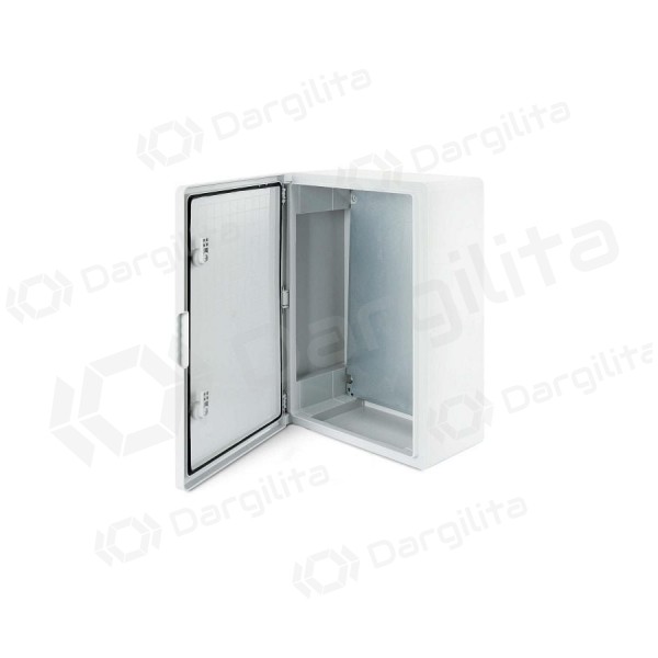 Plastikinė dėžė Akis AKAB-400240 (500x400x240, IP65, IK08, pilka) 