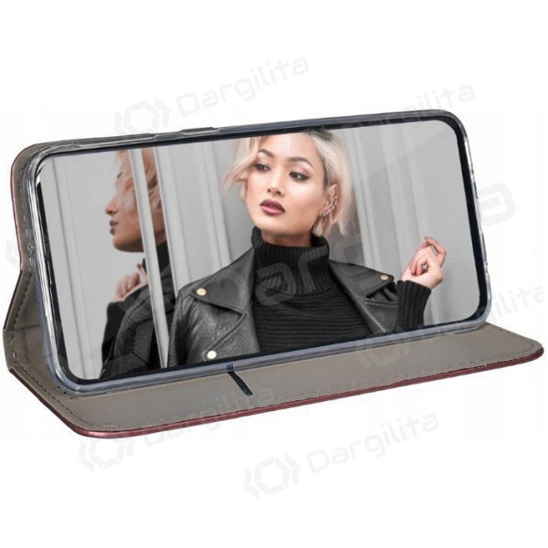 Samsung Galaxy S25 FE dėklas "Smart Magnetic" (bordo)