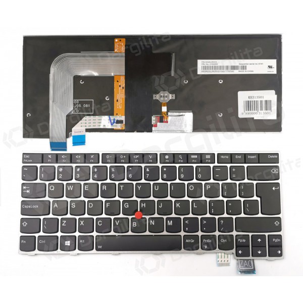 Lenovo ThinkPad T460S klaviatūra (su apšvietimu) Lenovo ThinkPad T460S klaviatūra (su apšvietimu)