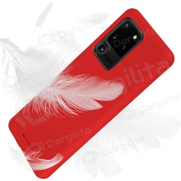 Samsung S711 Galaxy S23 FE dėklas Mercury Goospery "Soft Feeling Jelly Case" (raudonas)