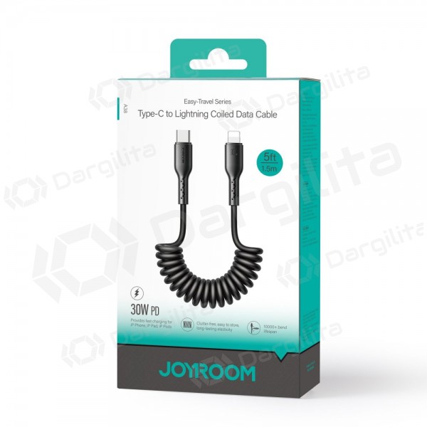 Lightning laidas Joyroom SA38-CL3 USB-C į Lightning 1.5 m 30 W juodas