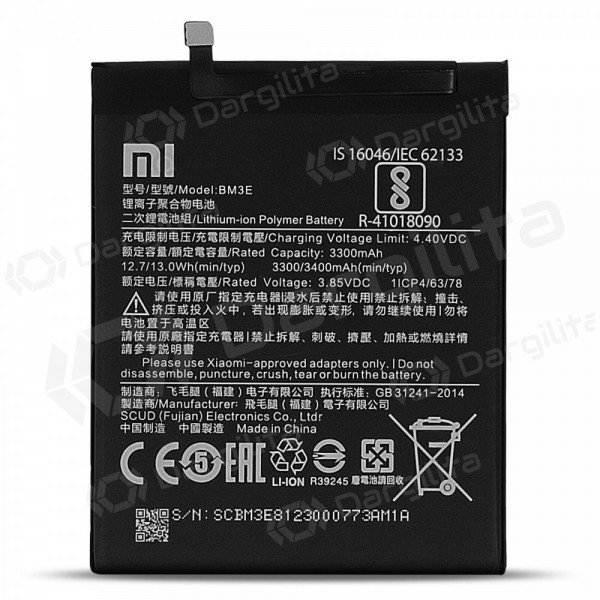 Xiaomi Mi 8 (BM3E) baterija / akumuliatorius (3300mAh) (service pack) (originalus)